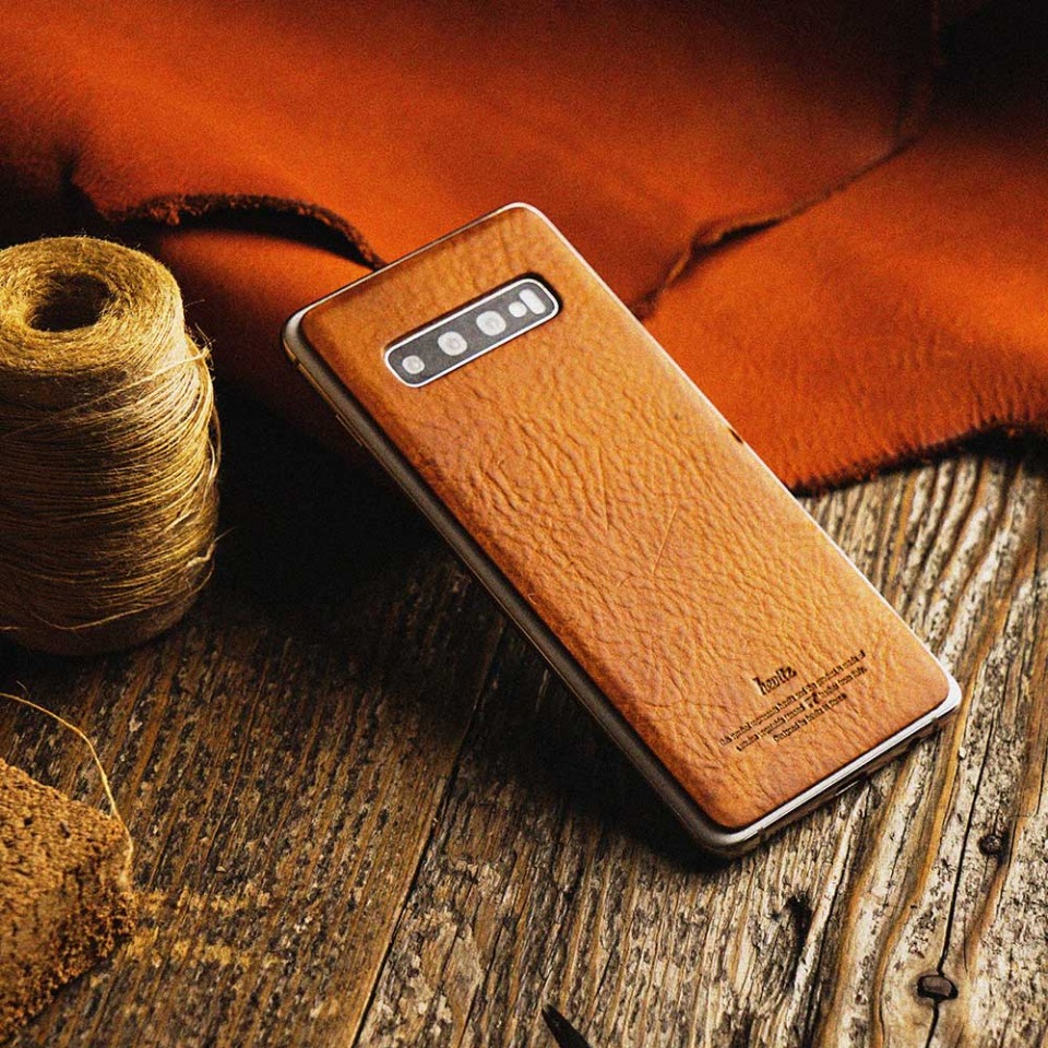 가죽공방 헤비츠 : Hevitz 3785 스마트폰 레더스킨 갤럭시 S10Smartphone Leather Skin for Galaxy S10